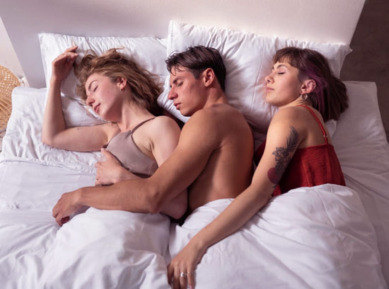 Plan cul à trois